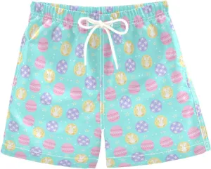 Boccsty Blue Ice Cream Boys Swim Trunks Baby Kids Swimwear Summer Toddler Beach Board Shorts 2T-XL