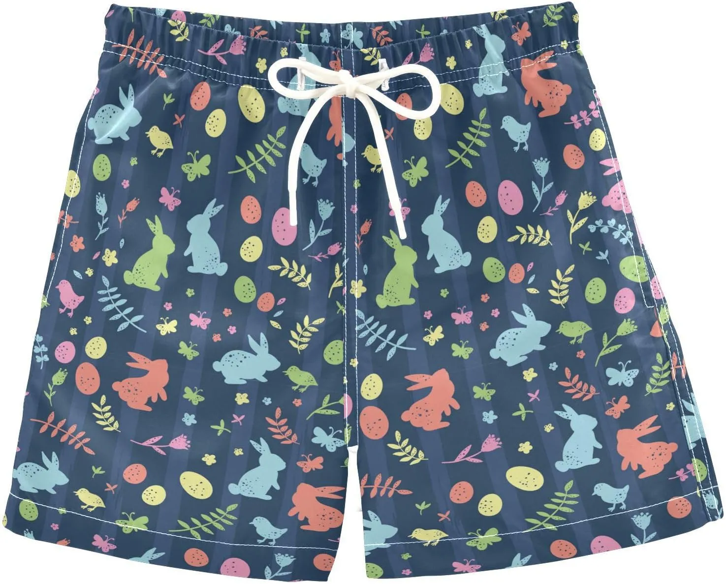 Boccsty Blue Ice Cream Boys Swim Trunks Baby Kids Swimwear Summer Toddler Beach Board Shorts 2T-XL