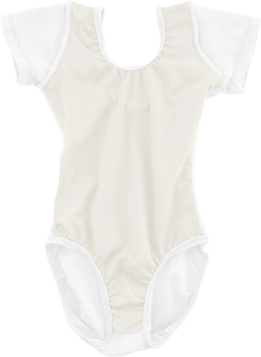 Dancina Short Sleeve Ballet Leotard for Girls Ages 2-10 (Cotton)