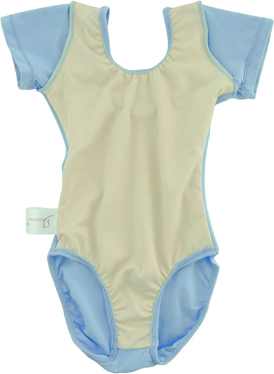 Dancina Short Sleeve Ballet Leotard for Girls Ages 2-10 (Cotton)