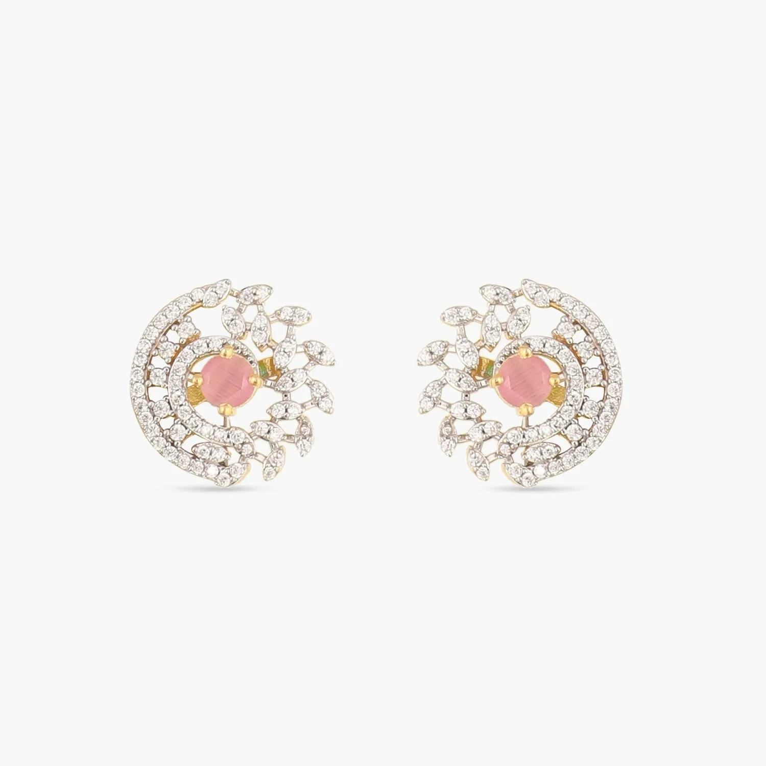 Holly Nakshatra CZ Stud Earrings