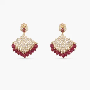 Keki Moissanite Silver Drop Earrings
