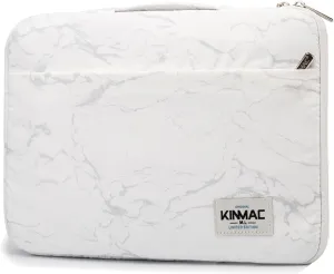 Kinmac 360 Protective Laptop Sleeve Case Bag Cover with Handle for MacBook Pro 16 inch,16 inch HP,Lenovo,Dell,ASUS,Acer Ultrabook and Business Laptop (White Marble)