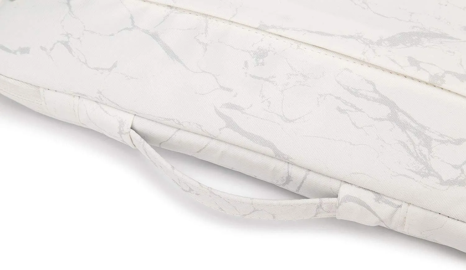 Kinmac 360 Protective Laptop Sleeve Case Bag Cover with Handle for MacBook Pro 16 inch,16 inch HP,Lenovo,Dell,ASUS,Acer Ultrabook and Business Laptop (White Marble)