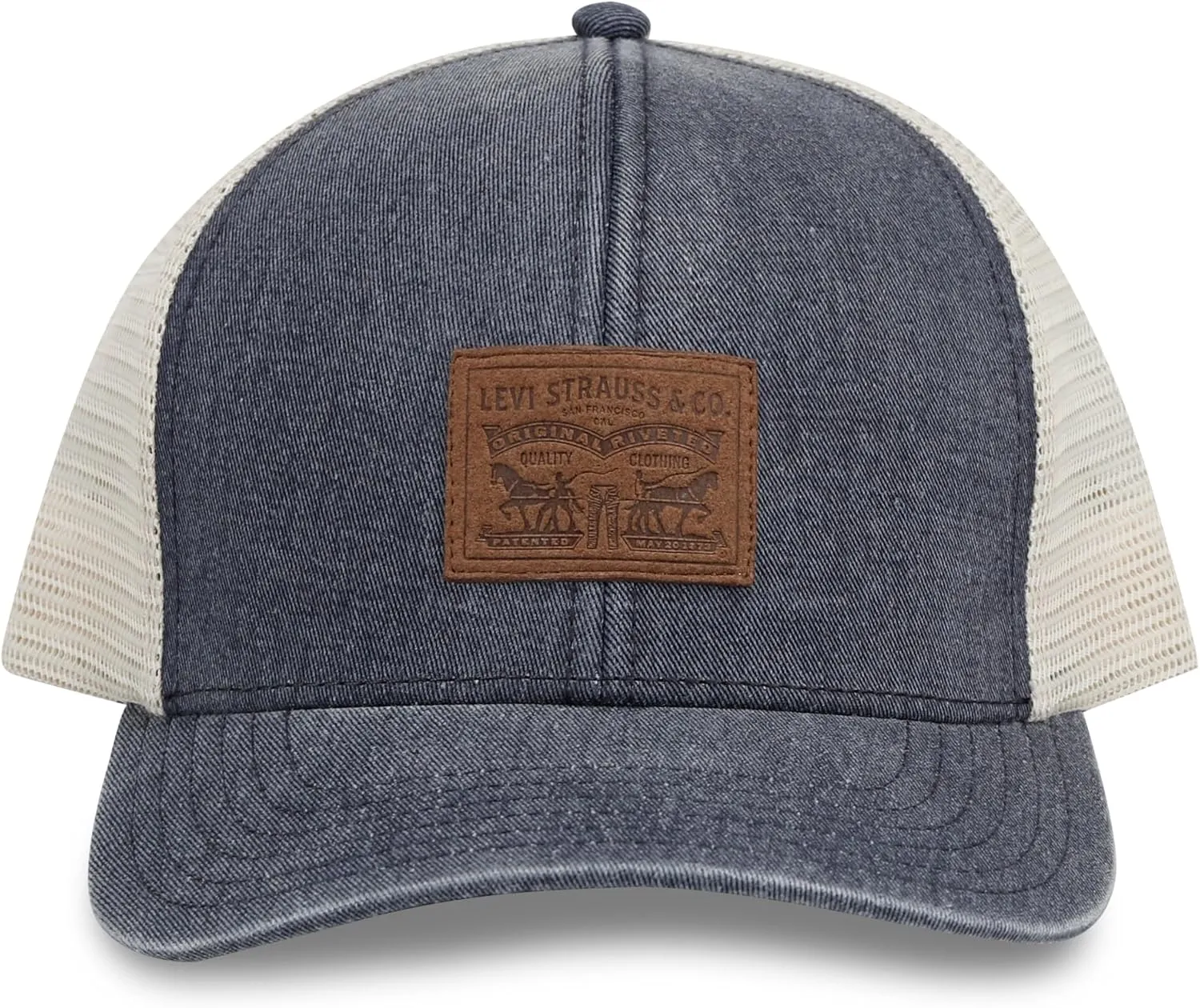 Levi's Men's Classic Style Logo Trucker Hat-Adjustable, Lightweight