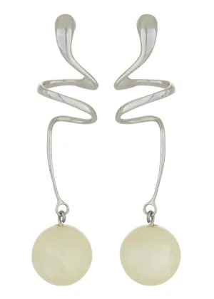 Martini Earring - Cream