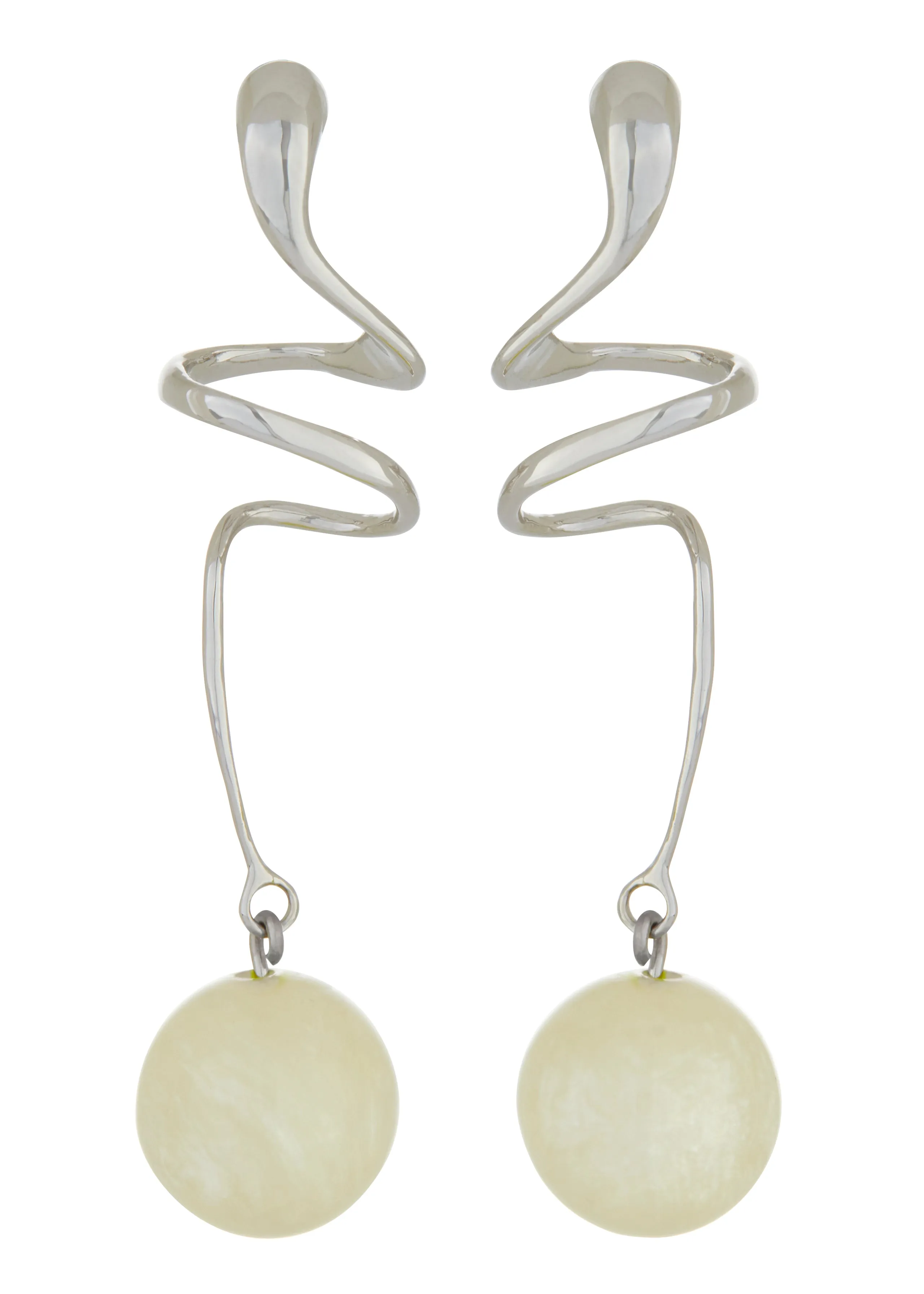 Martini Earring - Cream