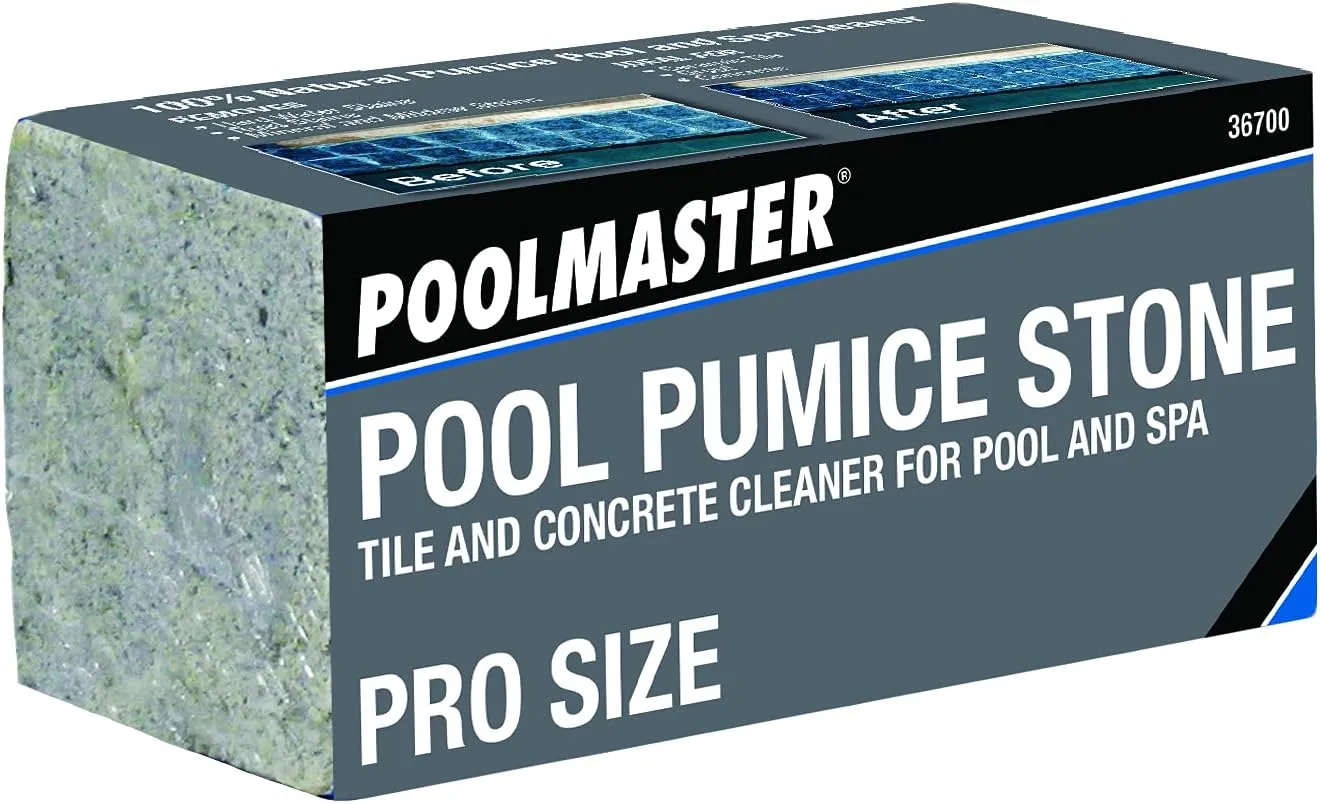 Poolmaster 36700 Extra Large Swimming Pool and Spa Pumice Stone, Pro Size,Neutral,Tan