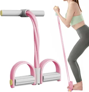 Shakven Resistance Band | Multifunction Tension Rope,6-Tube Elastic Yoga Puller,Trainer EZ Workout Women Tension Rope Ankle Puller for Abdomen/Arm/Leg Stretching Slimming Training