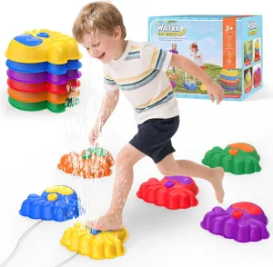 Stepping Stones for Kid,6PCS Luminous Non-Slip Toddler Balance Stepping Stone,Obstacle Courses Sensory Toys