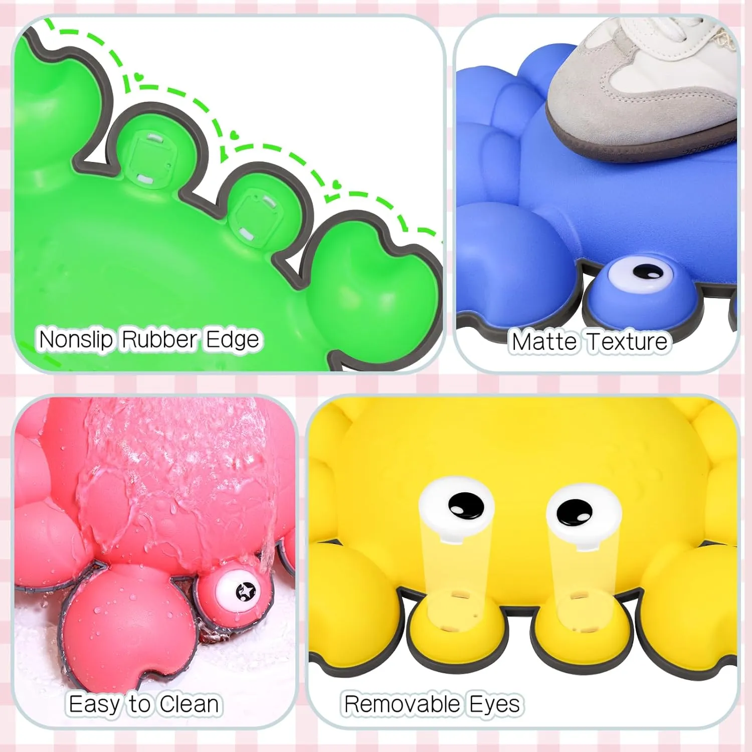 TOPNEW Toddler Stepping Stones for Kids, 6pcs Non-Slip Balance Stepping Stones for Promoting Children's Coordination Skills, Indoor & Outdoor Sensory Toys Obstacle Course for Kids Age 3 4 5 6 7 