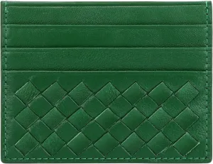 Unaone Slim Minimalist Wallet - Credit Card Holder, Leather Front Pocket Wallet Card Case for Men & Women, Green